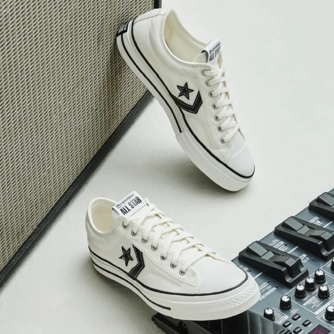 【現貨】Converse Star Player 76 低筒 帆布鞋 黑白 星箭標  黑 白