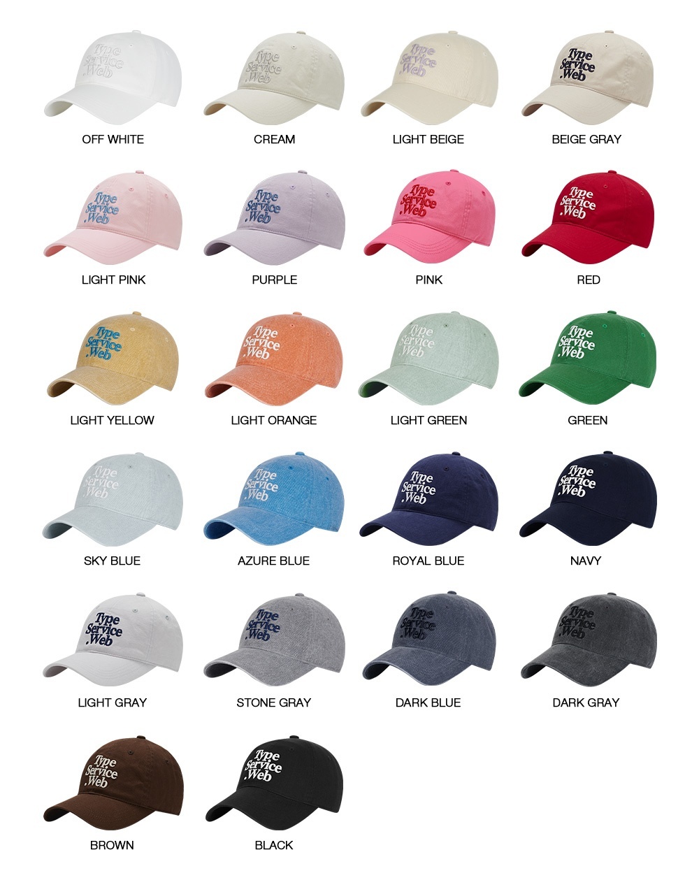 typeservice 棒球帽