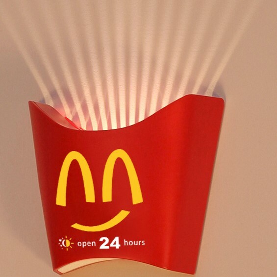 《3043》薯條造型居家掛壁式小夜燈