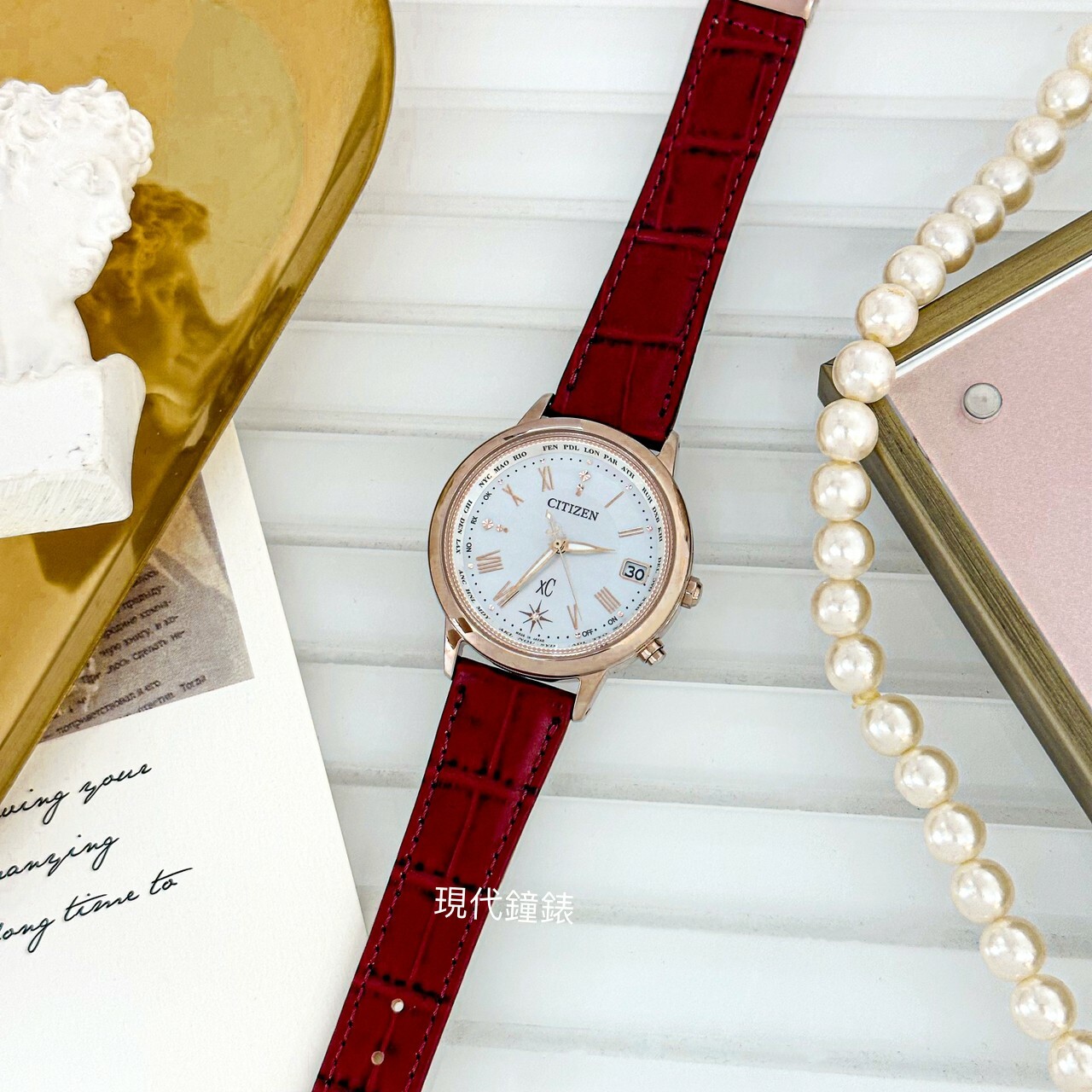 【CITIZEN 星辰】XC系列 皇冠花瓣周年限量腕錶 CB1105-02W 36mm 現代鐘錶