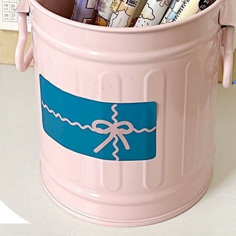 《3047》復古撞色可愛小鐵筒