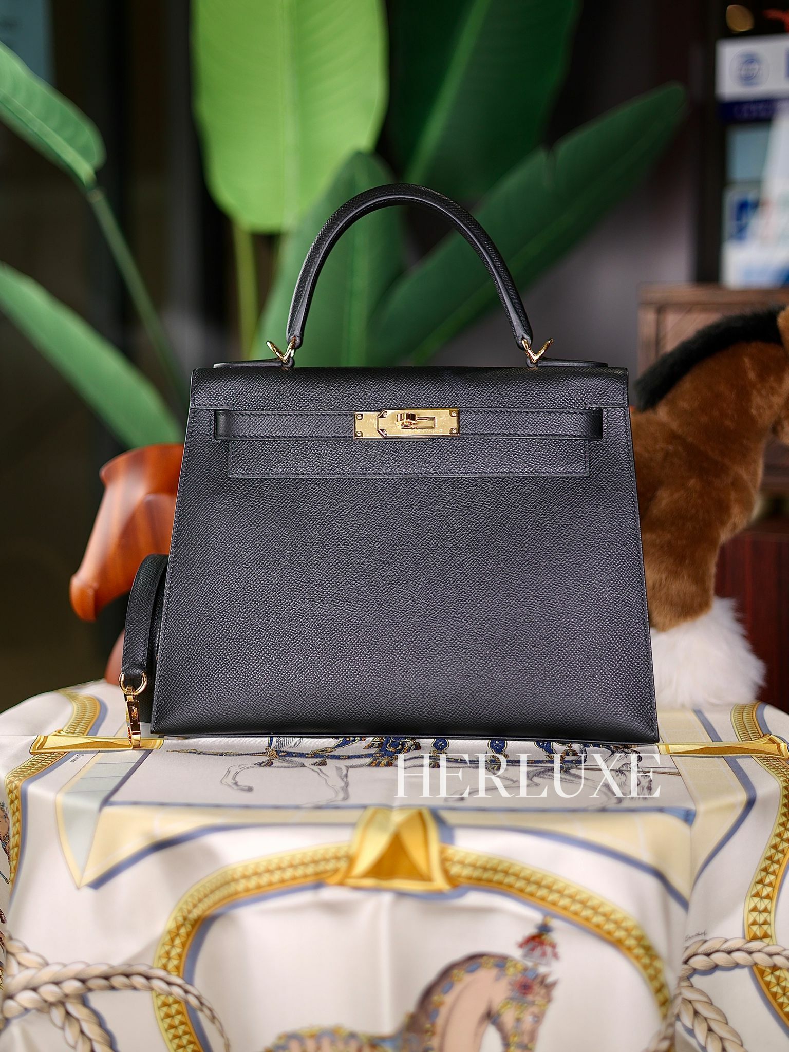 Kelly 28 89 noir cc epsom k