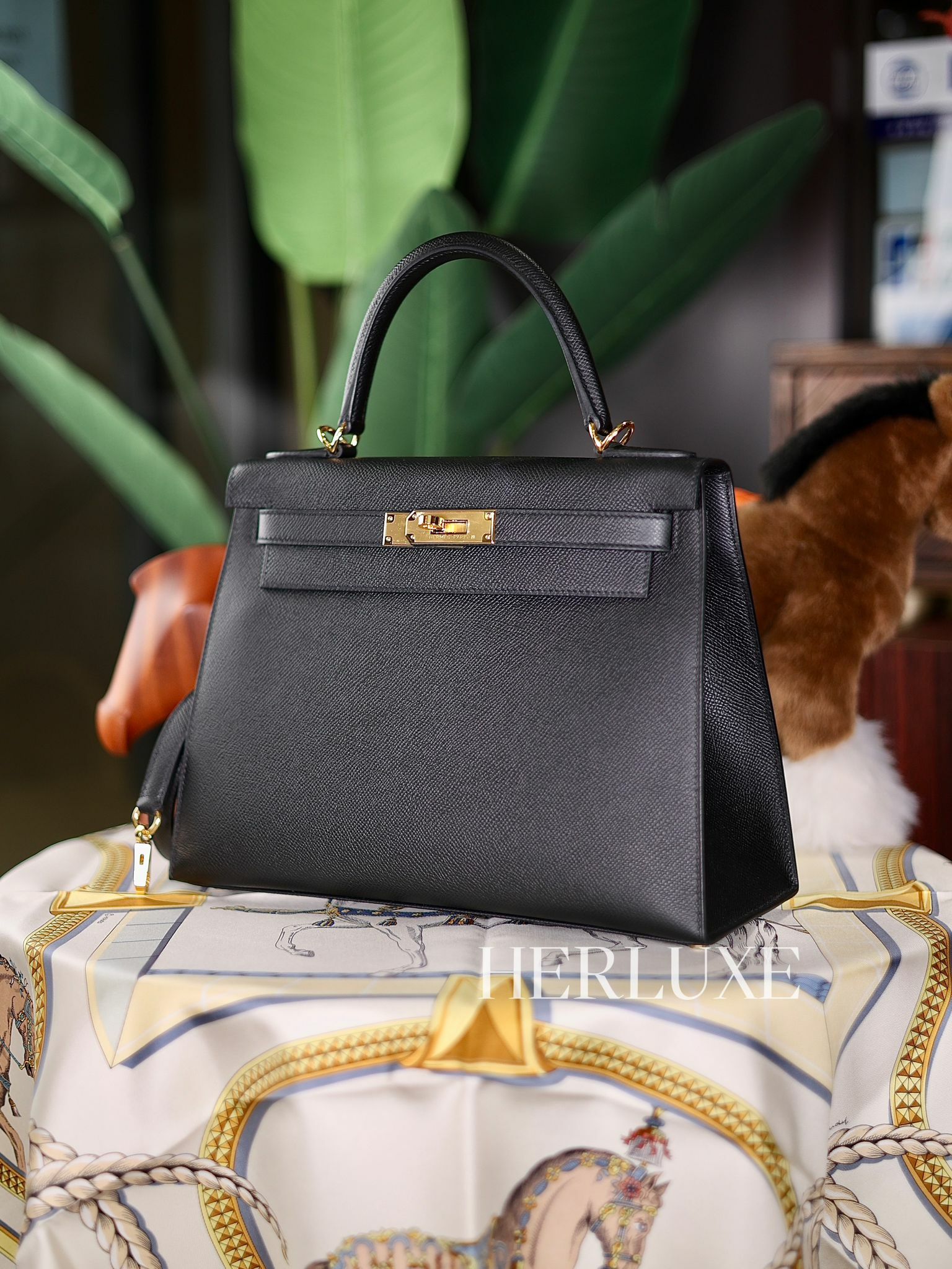 Kelly 28 89 noir cc epsom k