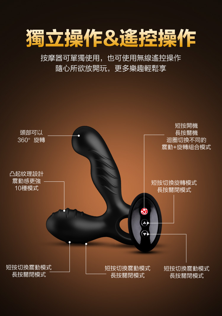 Nomi Tang Spotty RC 2 斯波帝 2代 前列腺旋轉震動器
