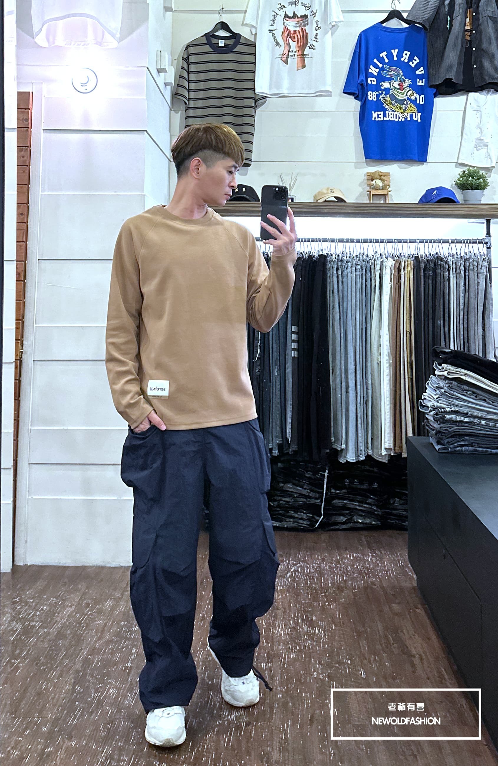 『新品上市』重磅Serebat白標大學T-咖(NOF2309B2230)