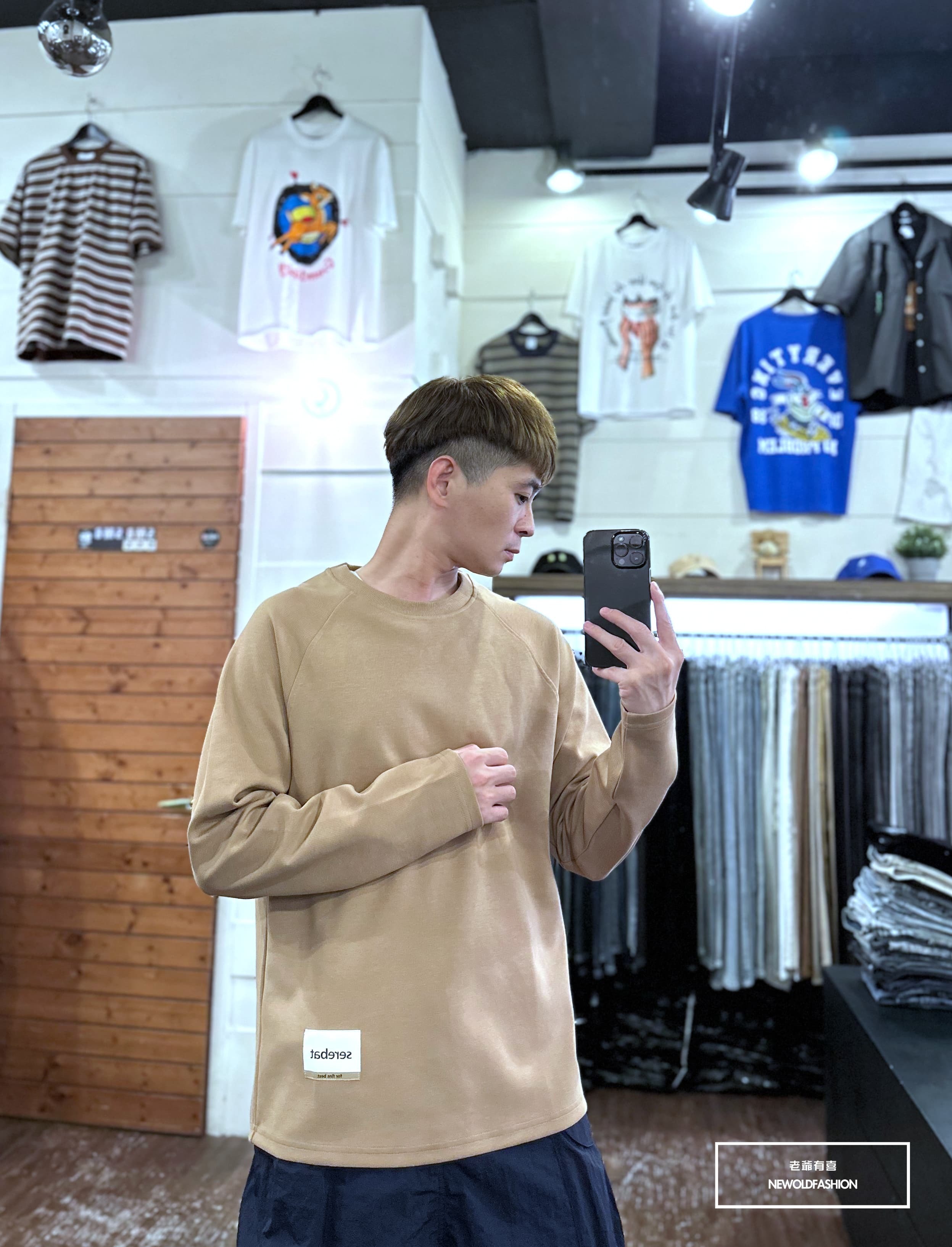 『新品上市』重磅Serebat白標大學T-咖(NOF2309B2230)