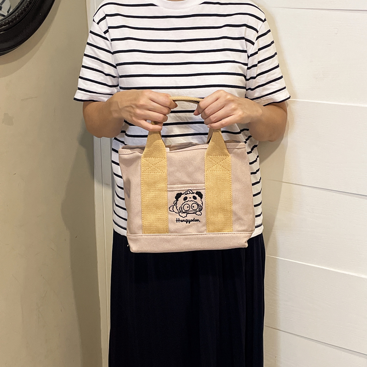 23043-HG Sanrio 單色 水怪迷你分隔手提袋 #YD23-HG117 淺啡色