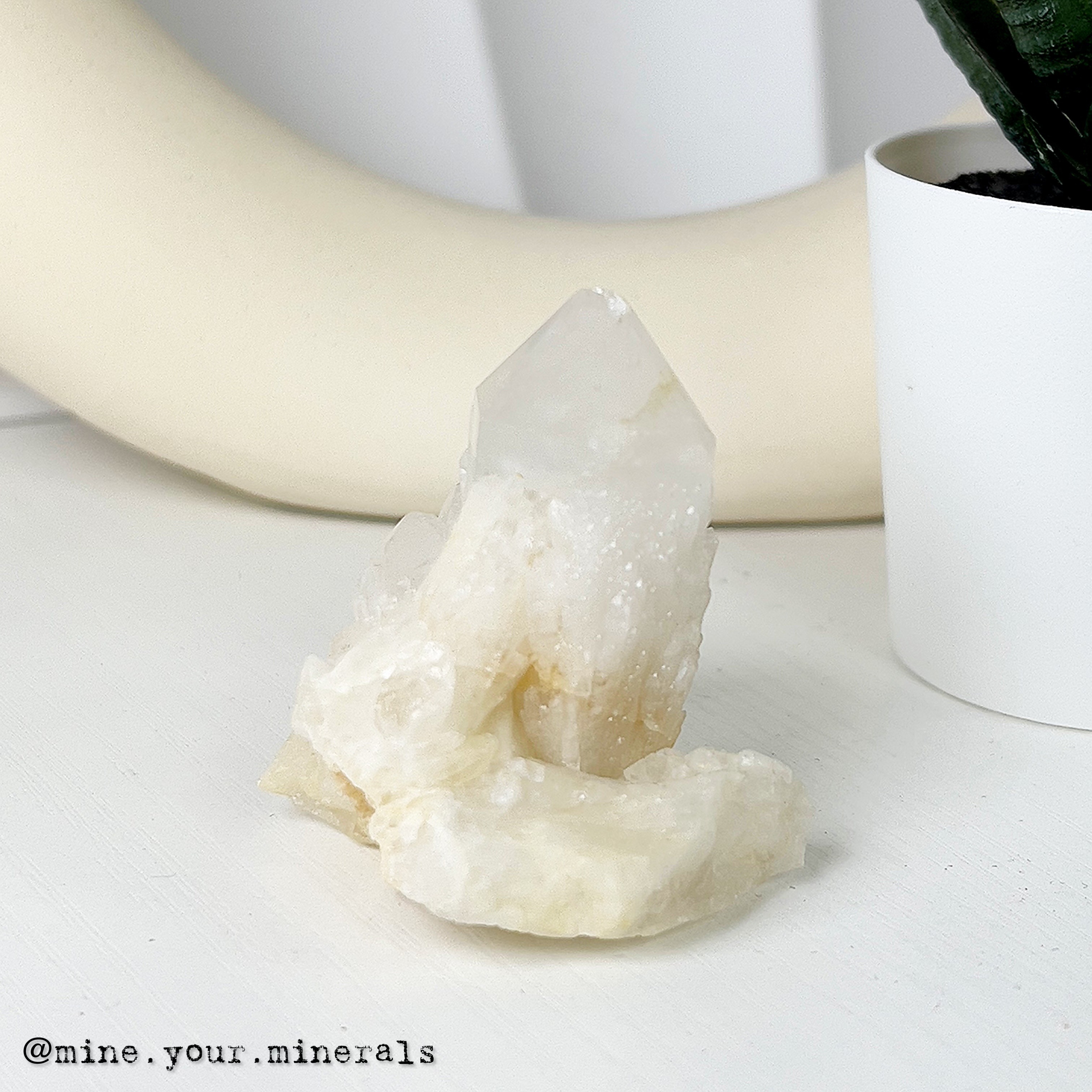 波羅白水晶簇