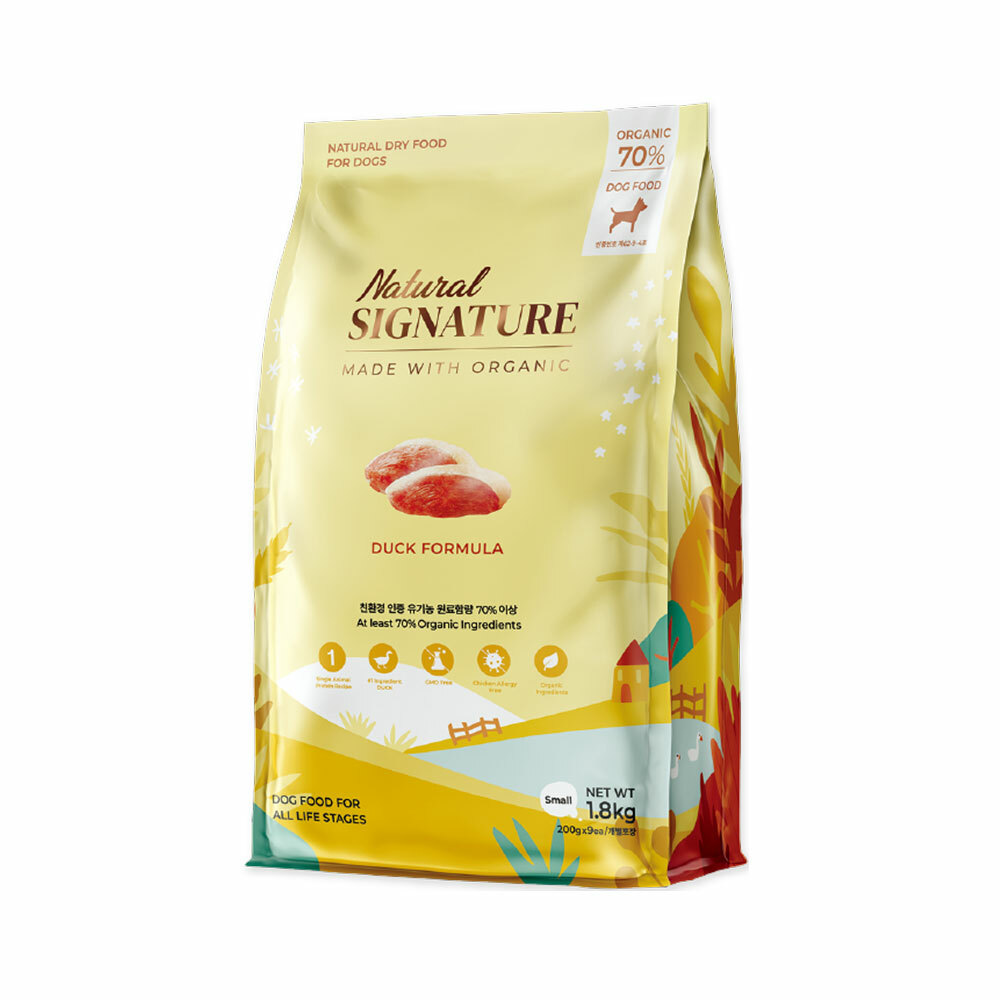 NATURAL SIGNATURE自然印記有機犬糧 鴨肉口味 1.8kg