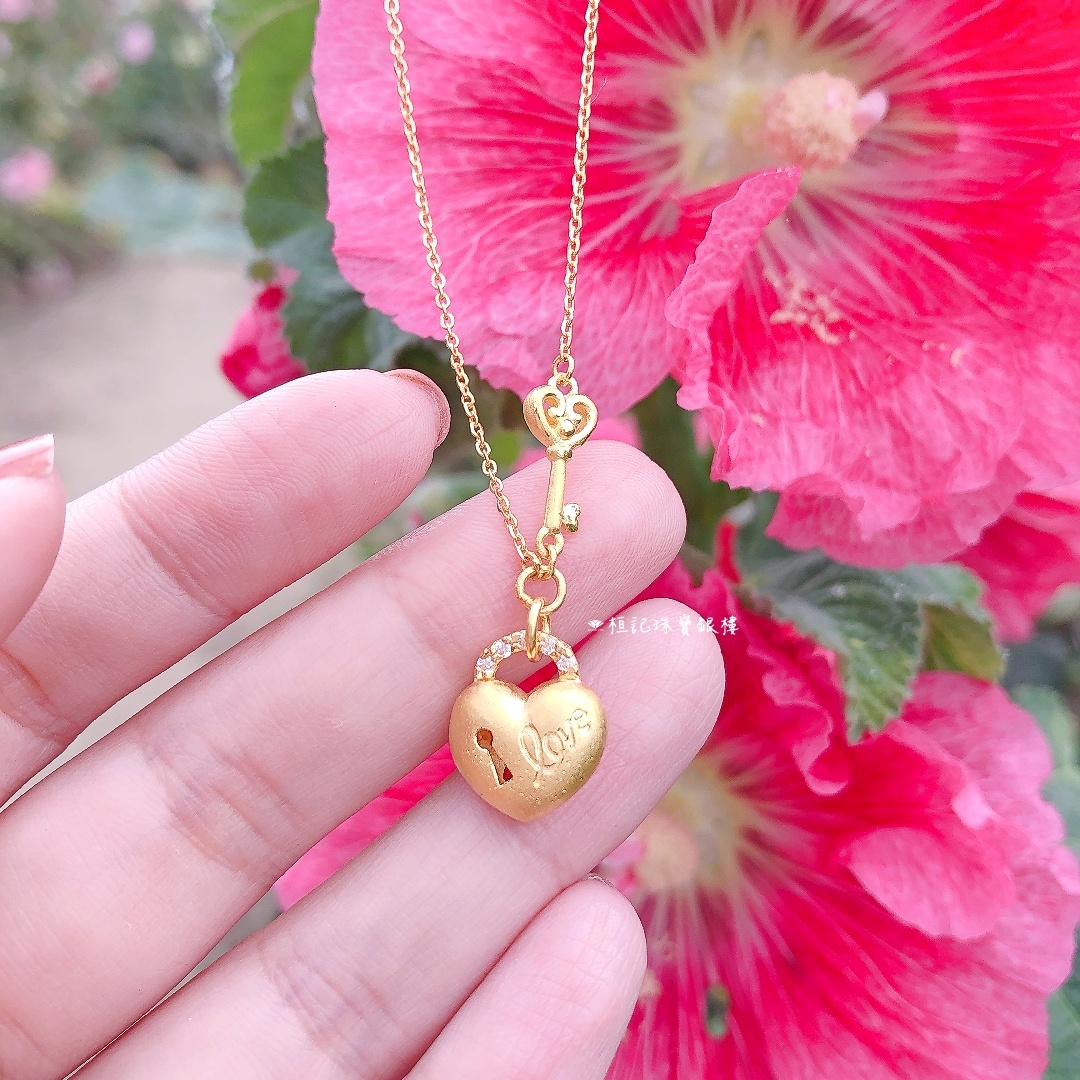 一生鎖愛 黃金項鍊