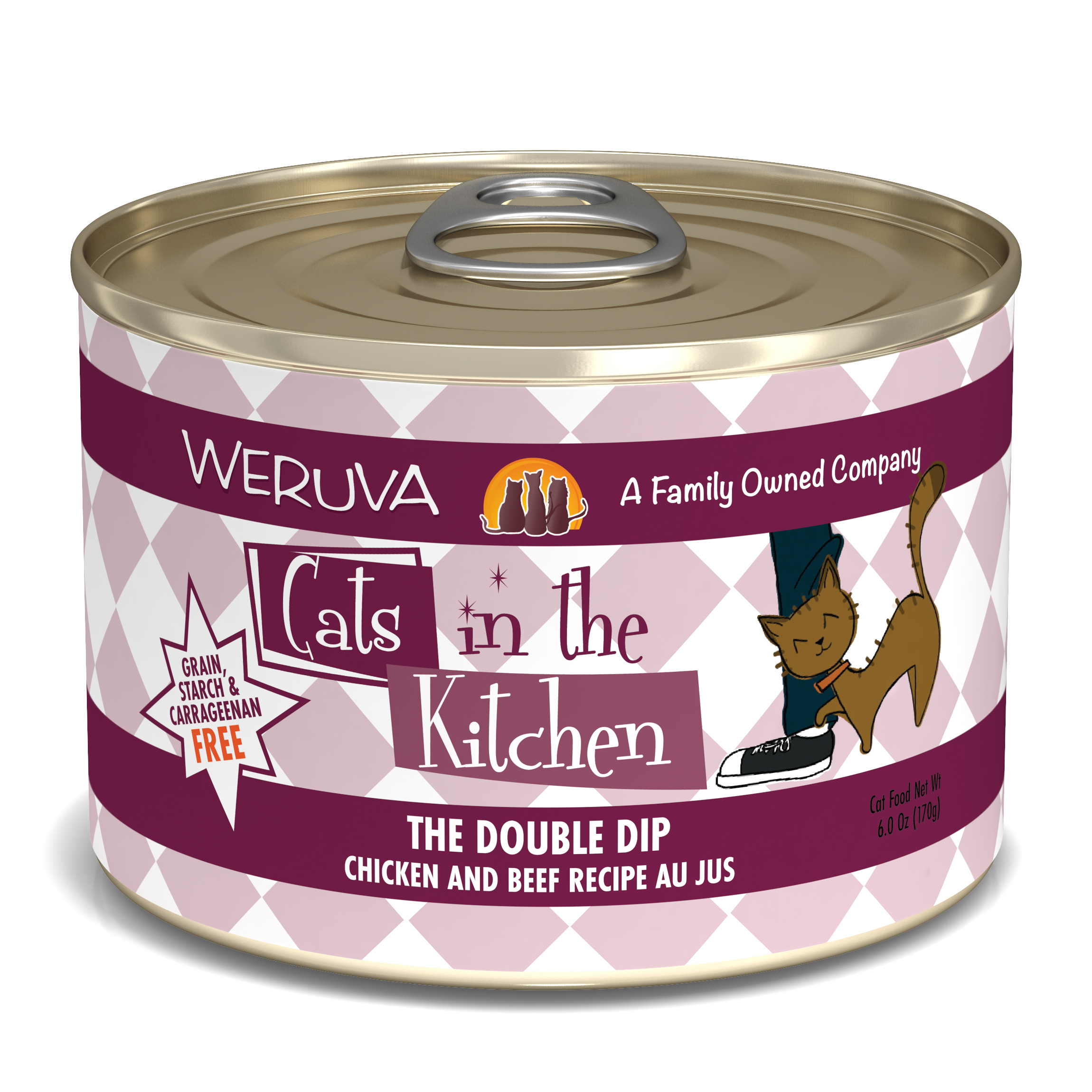 Weruva Cats in the Kitchen – 雞+牛 (深紅) The Double Dip 170g