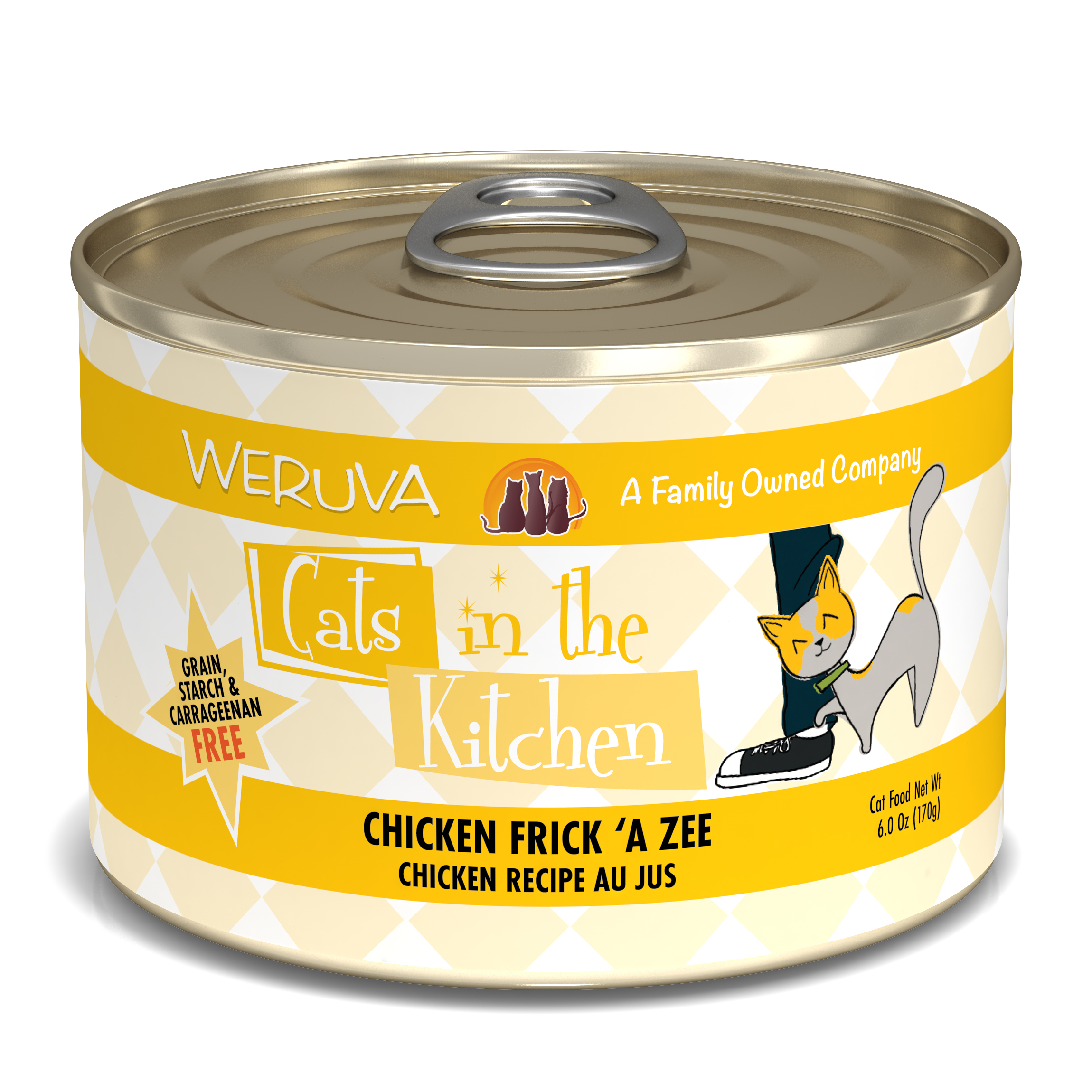 Weruva Cats in the Kitchen – 雞 (黃) Chicken Frick ‘A Zee 170g