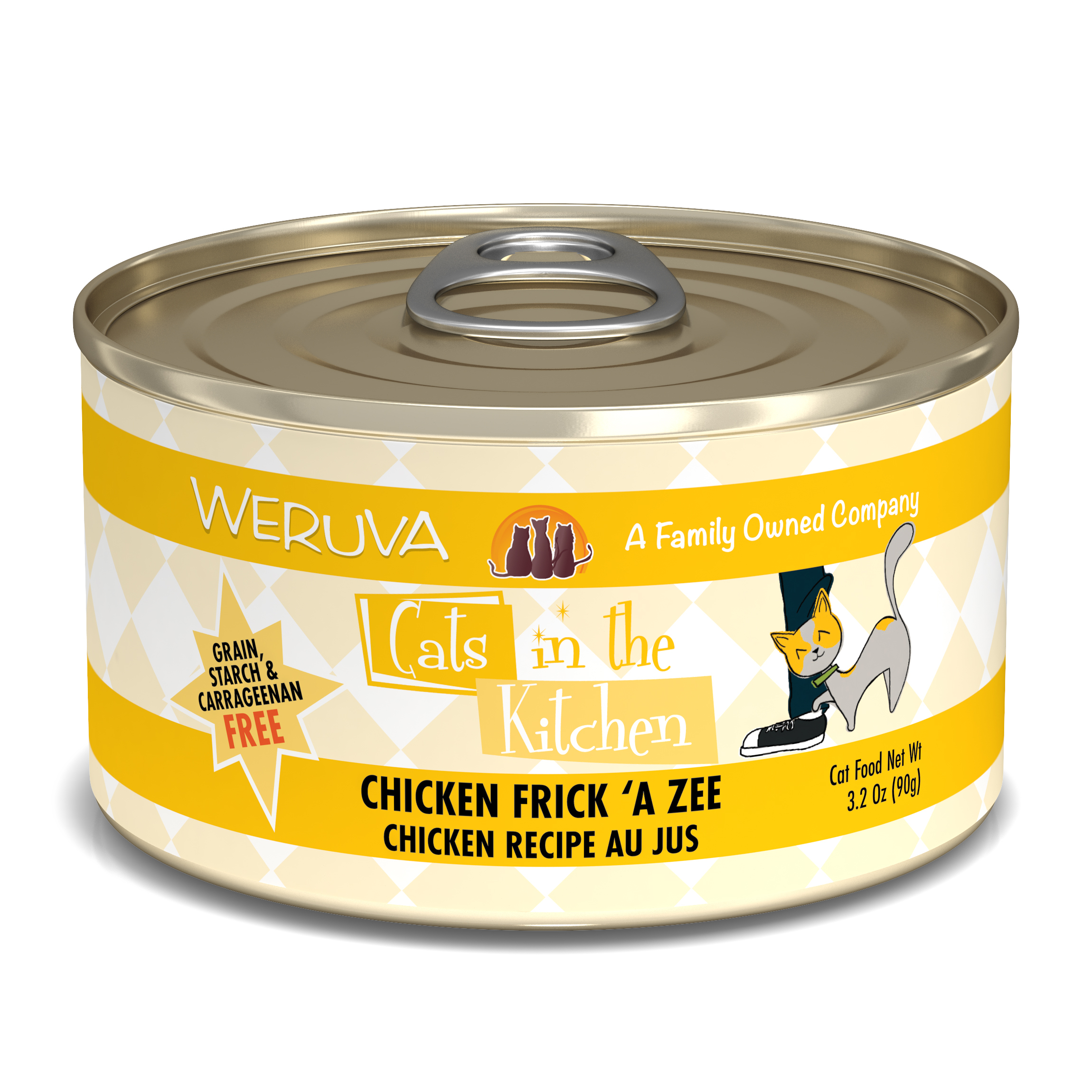 Weruva Cats in the Kitchen – 雞 (黃) Chicken Frick ‘A Zee 90g