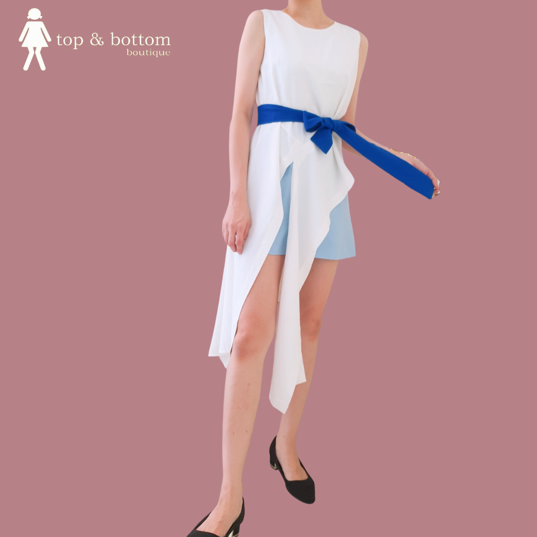 ASYMMETRICAL SHORT JUMPSUIT