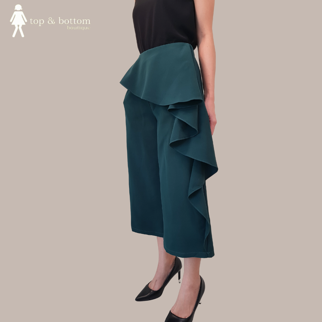 LAYERED WIDE LEG PANT