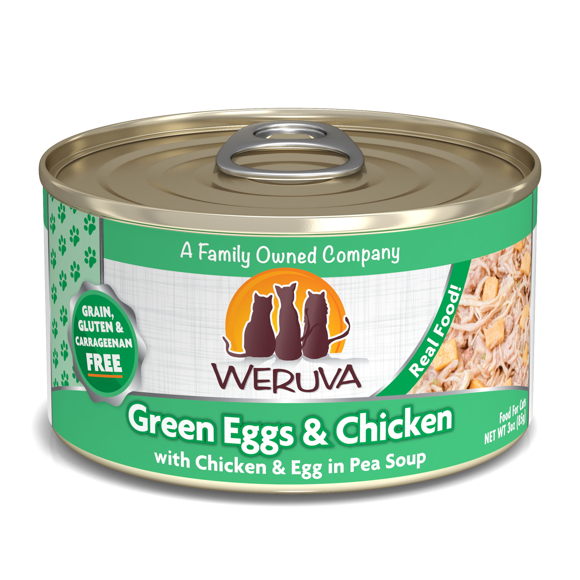 Weruva Classic - 雞胸+雞蛋+碗豆 (淺綠) Green Eggs & Chicken 156g