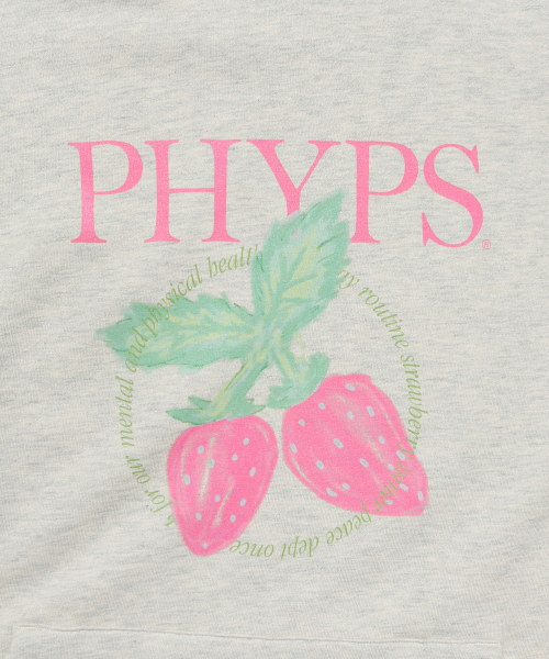◆Phyps Department◆ Strawberry Hood_Oatmeal PHYPS® STRAWBERRY HOODIE OATMEAL 經典草莓🍓帽踢