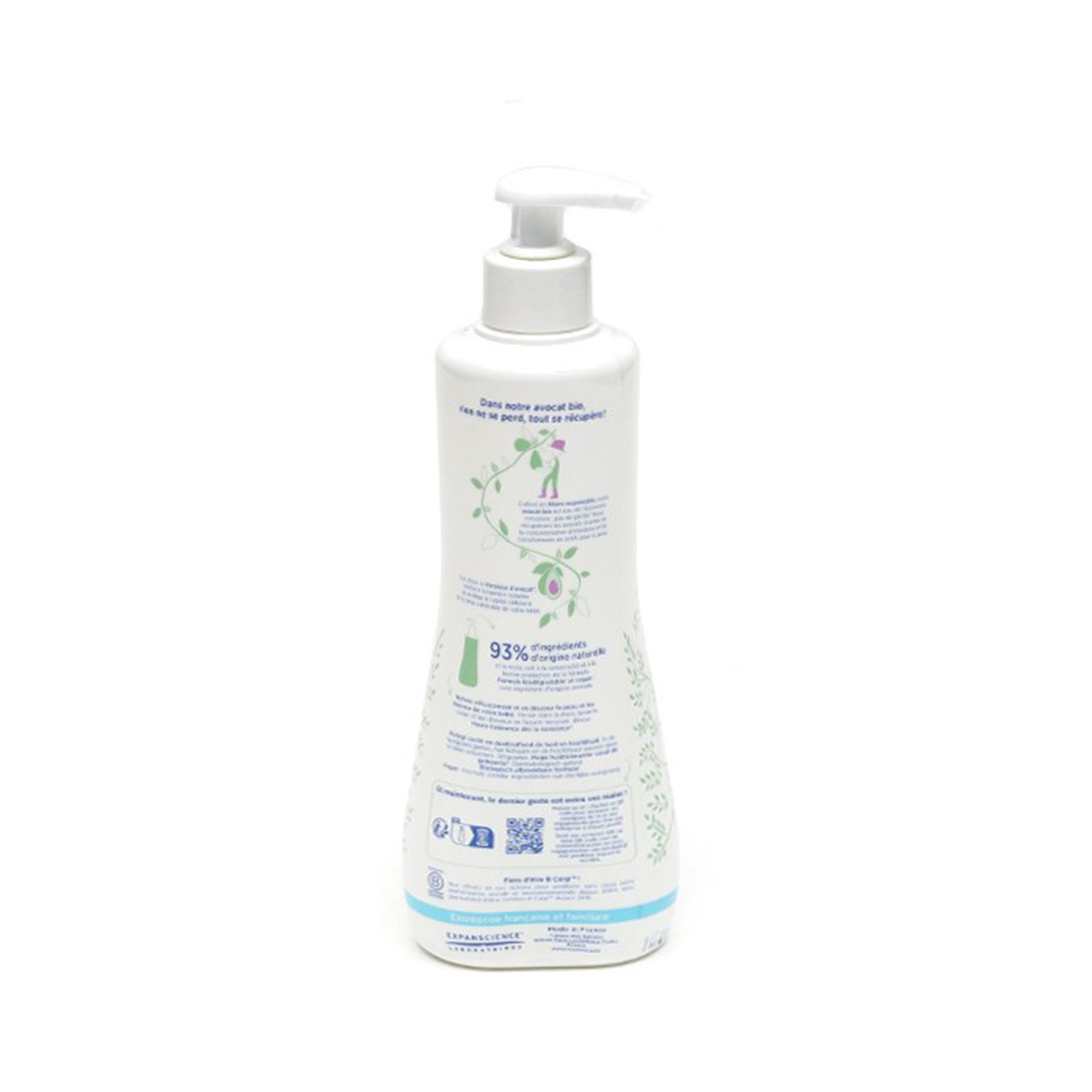 Mustela 妙思樂 - 嬰兒2合1牛油果配方洗髮沐浴露 500ml