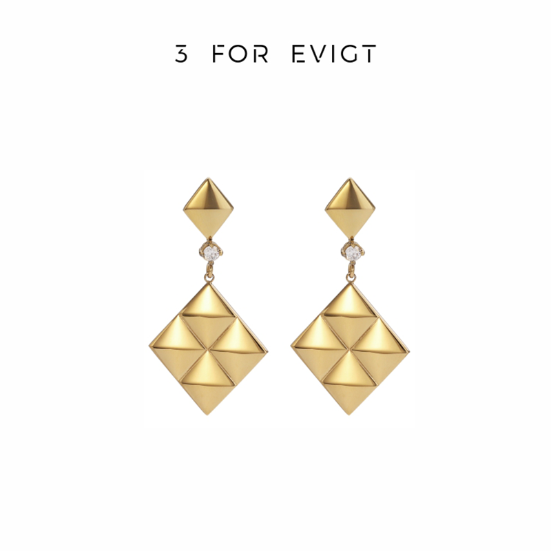 【3 For Evigt】原創設計 | 回聲系列 ｜ 回聲耳環 | 32330007