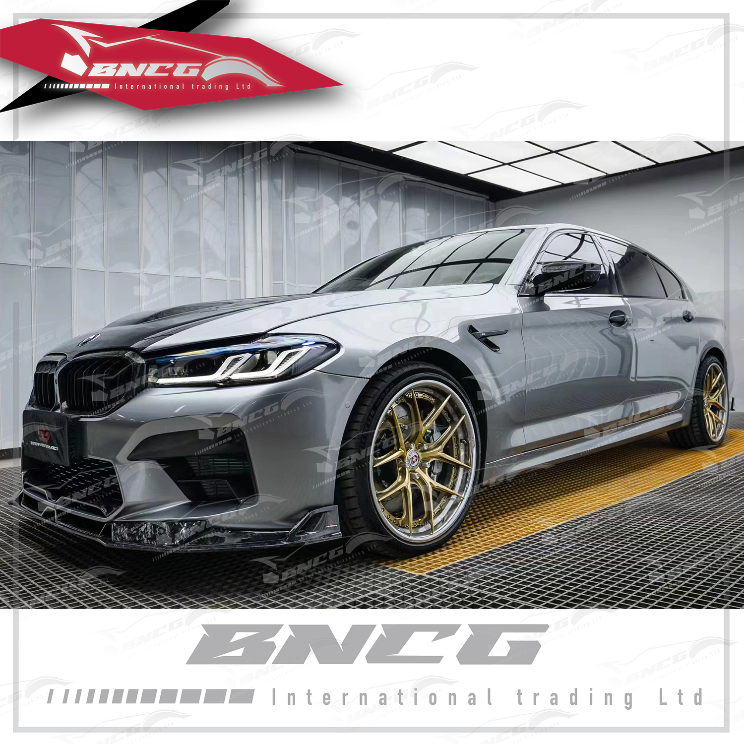 寶馬 BMW M5 F90 18-19年式 改裝 卡夢 碳纖維 外觀件 空力套件 AE款 前下巴 側裙 後下巴