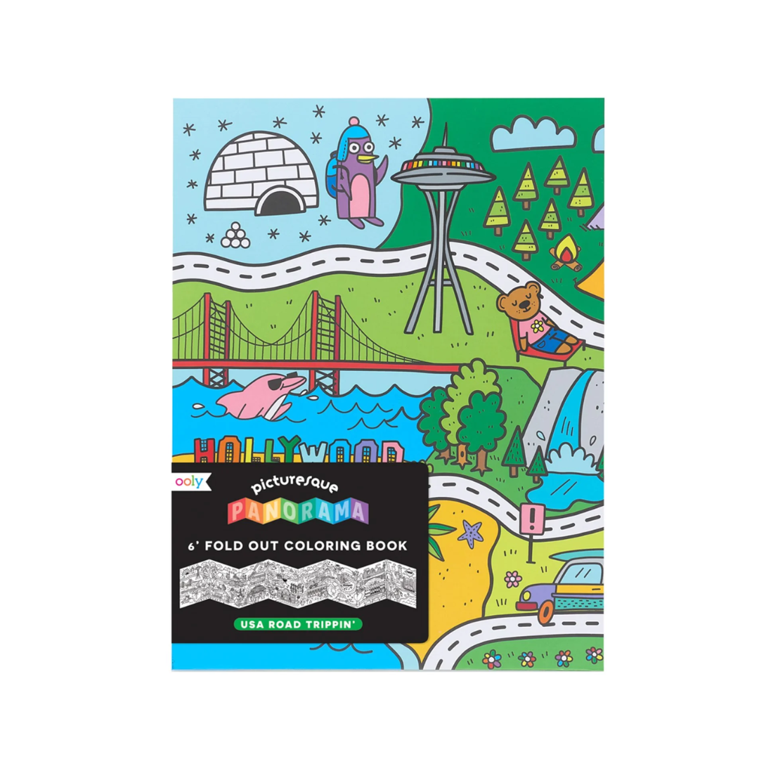 Ooly Picturesque Panorama 巨型填色書