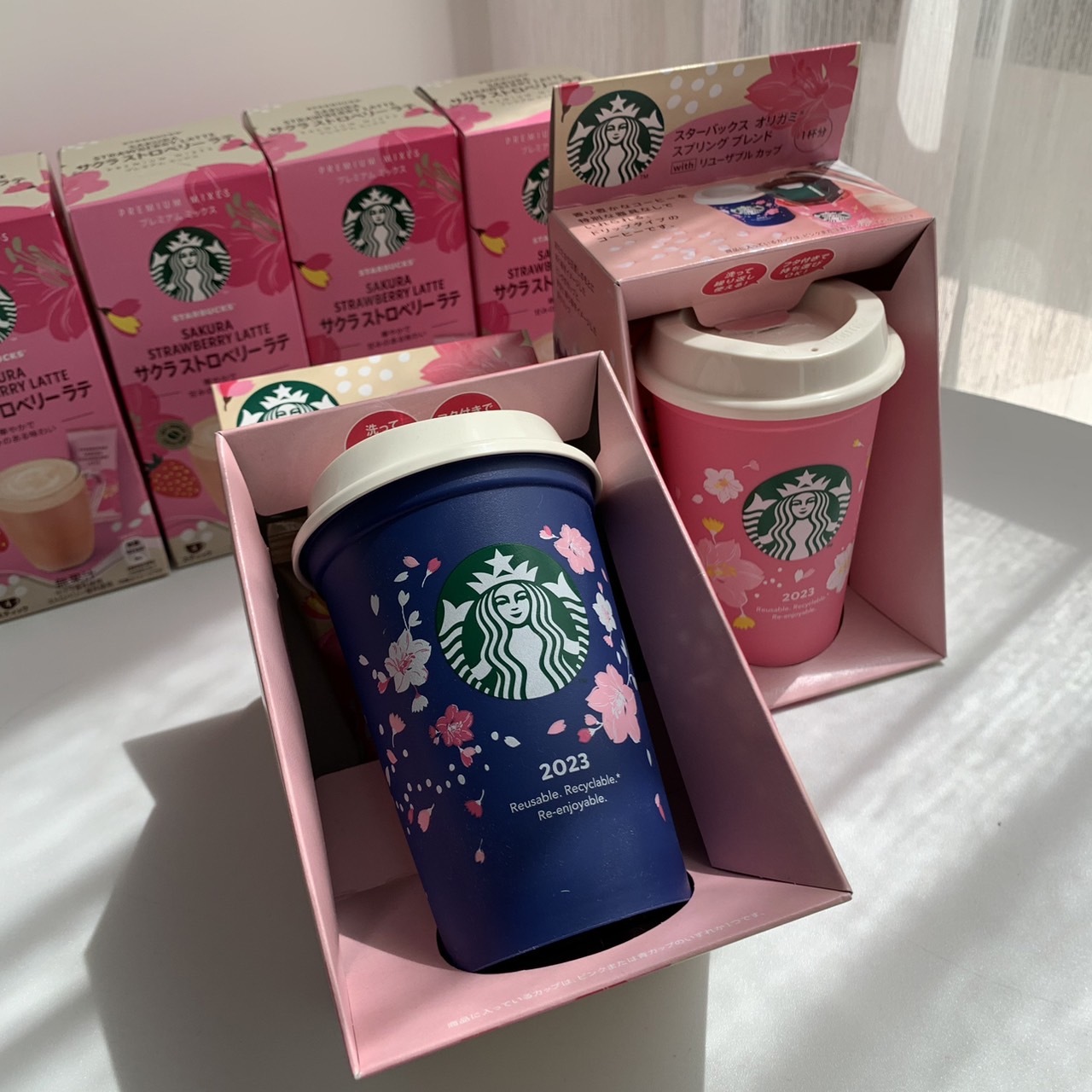 2023 春季限定版 STARBUCKS 星巴克 櫻花環保杯