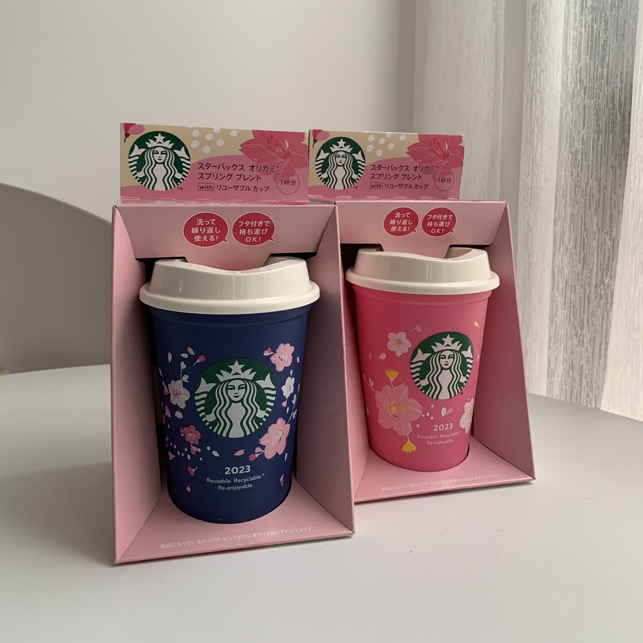 2023 春季限定版 STARBUCKS 星巴克 櫻花環保杯