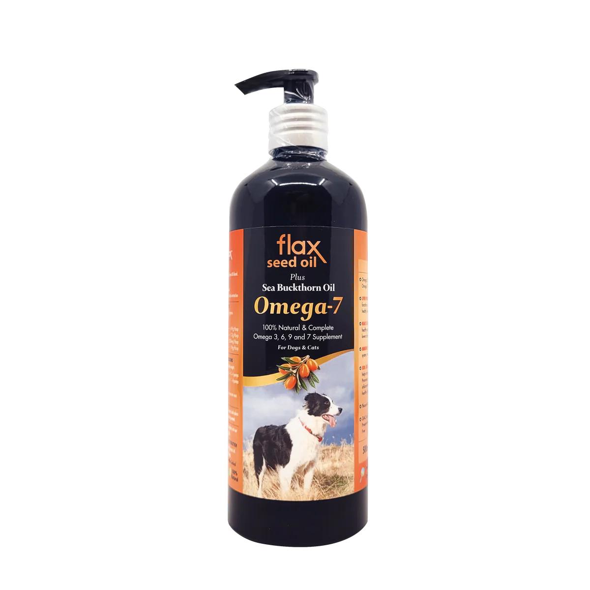 Fourflax Flax Oil Plus Sea Buckthorn Omega 7 500ml