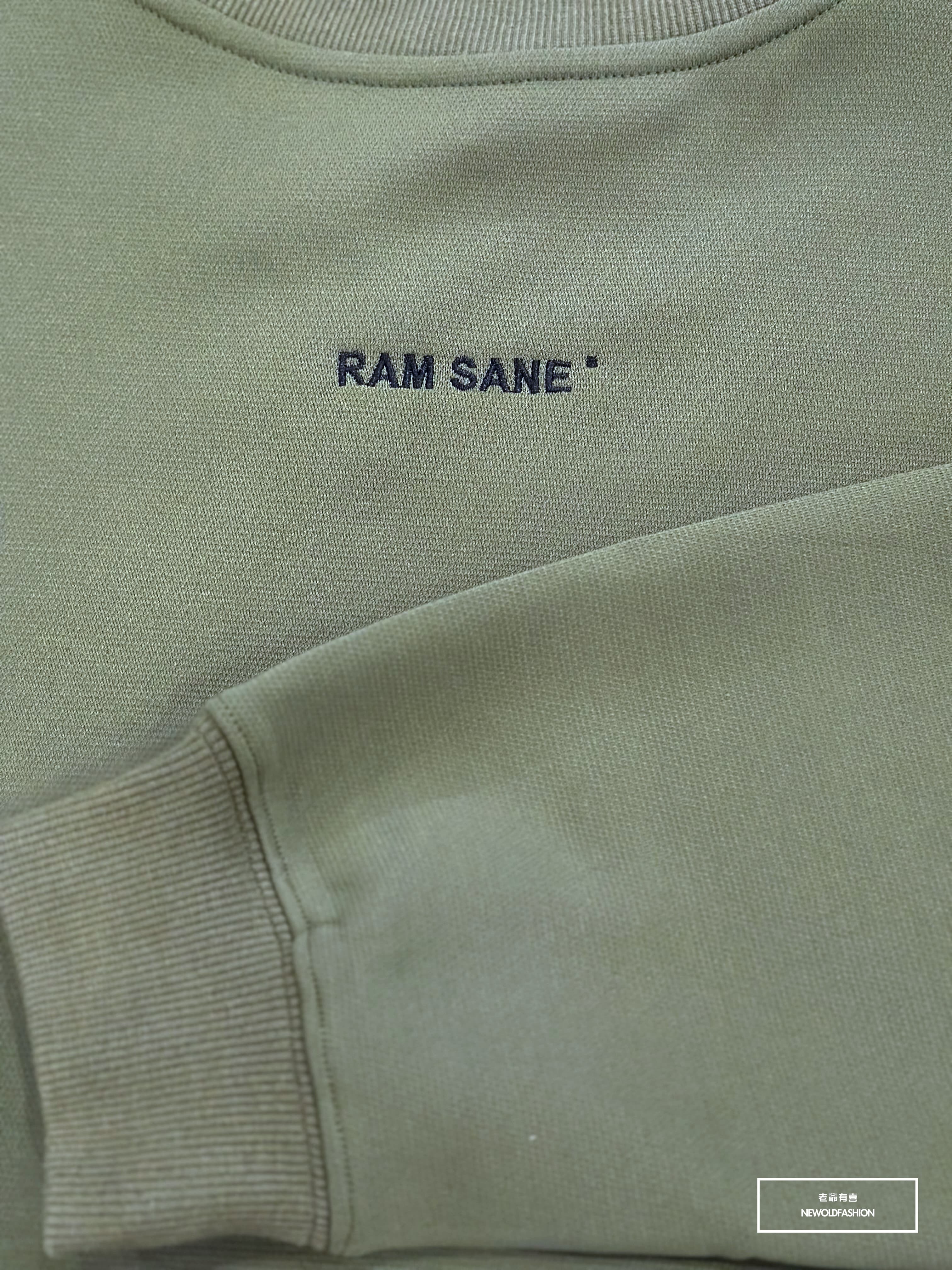 『新品上市』重磅RAM刺繡白標大學T-綠(NOF2309B5534)