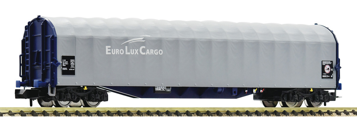 Fleischman 837714 N Scale Sliding tarpaulin wagon, Railion Nederland
