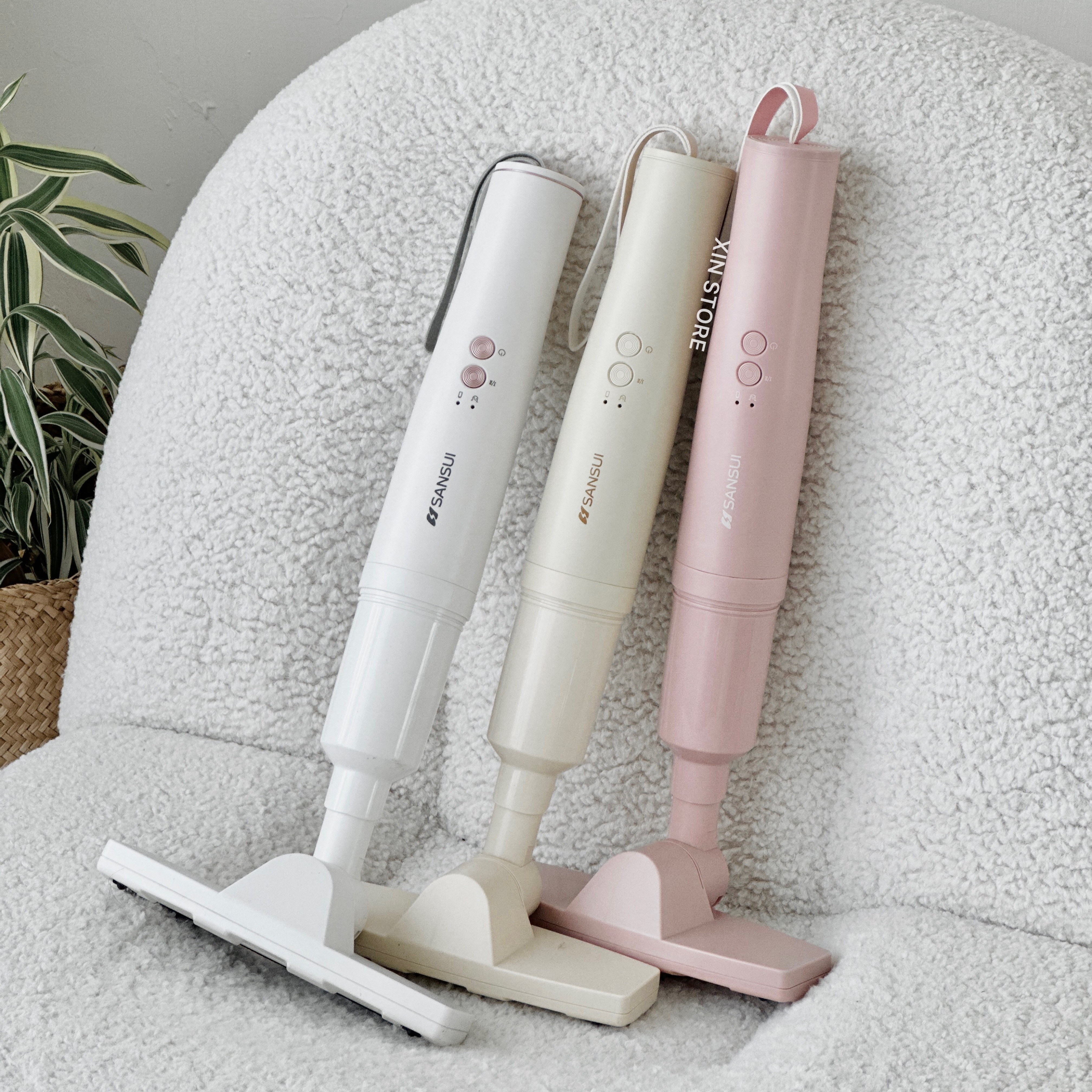 <限量新色開團!!> SANSUI 山水 輕淨吸 手持 輕量 迷你 無線 吸塵器