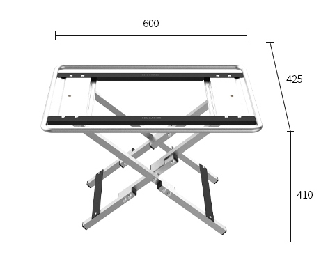 Comma Nine｜Canyon IGT 1 單位桌｜黑銀