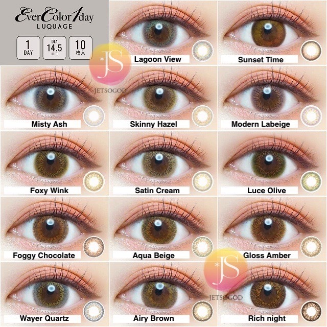 EverColor LUQUAGE 1 Day (Water Quartz)(10P)
