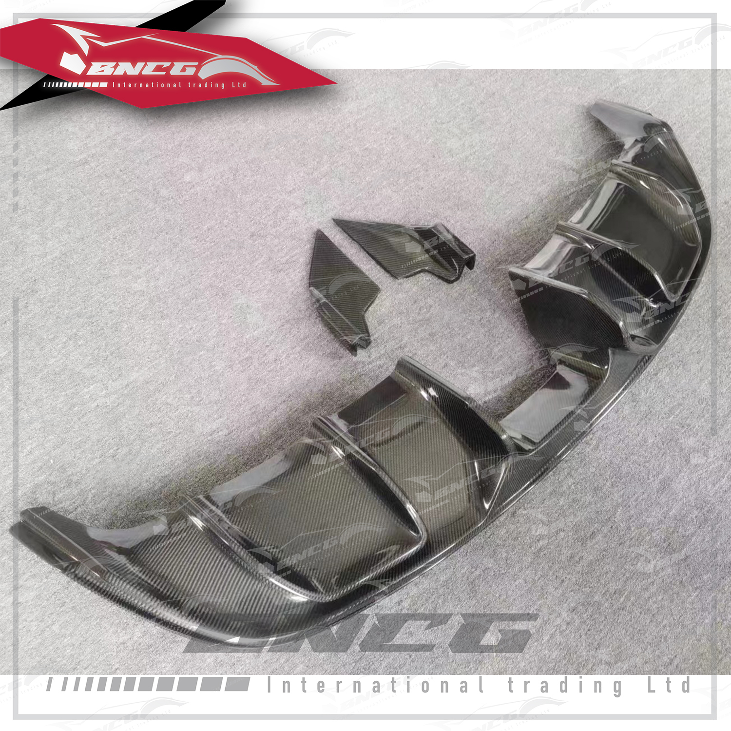 捷豹 Jaguar F-TYPE 改裝 卡夢 碳纖維 空力套件 中置排氣款 後下巴 後導流