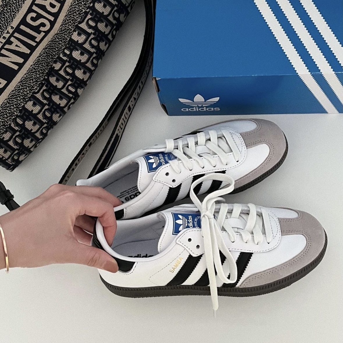 <全網最低🚨>  ADIDAS SAMBA OG 經典白（B75806）