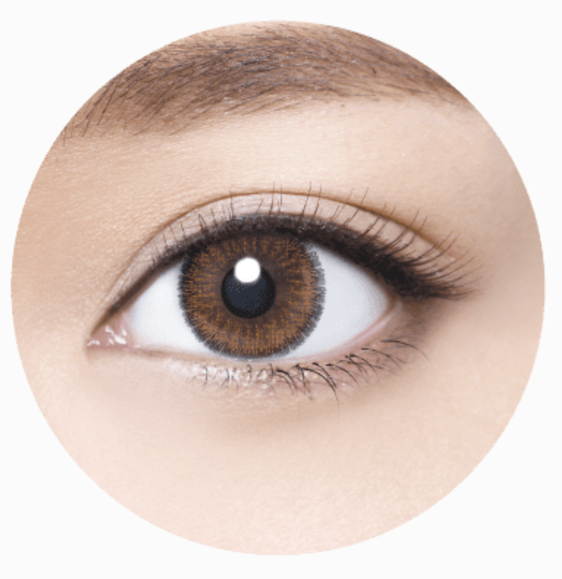 [日拋][防UV] TICON 帝康 The Moment 光漾瞬間 1day 霧光杏 Foggy Apricot彩妝隱形眼鏡  (10片裝)