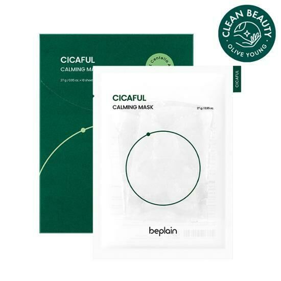 BE PLAIN CICAFUL Calming Mask [10PCS]