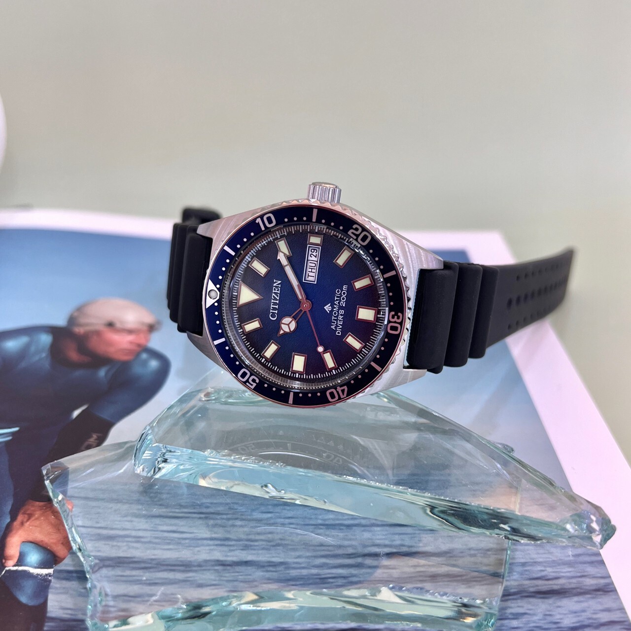 【CITIZEN 星辰】PROMASTER系列 征服潛水機械腕錶 NY0129-07L 41mm 現代鐘錶