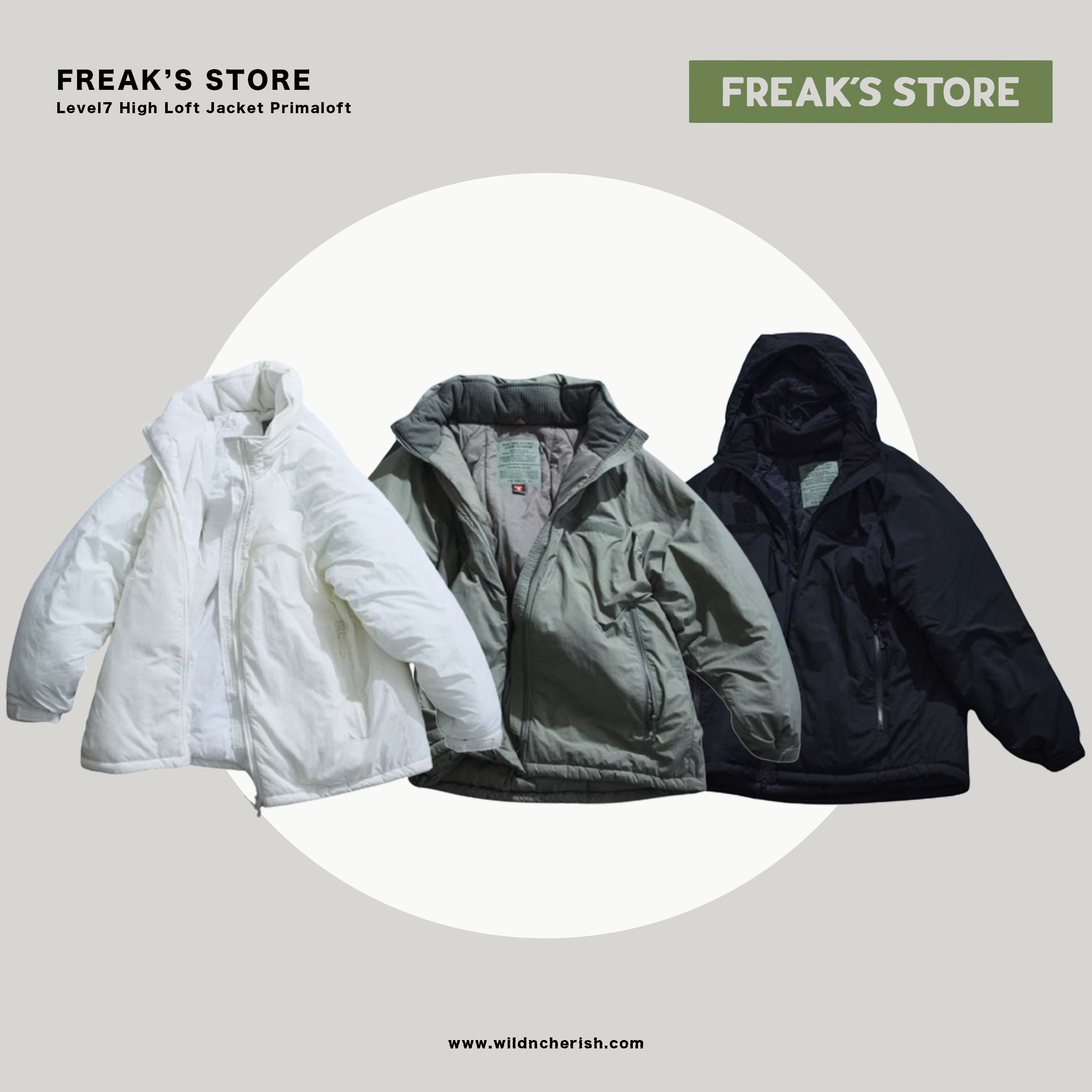 預訂| Freak's Store Level7 High Loft Jacket Primaloft 合成