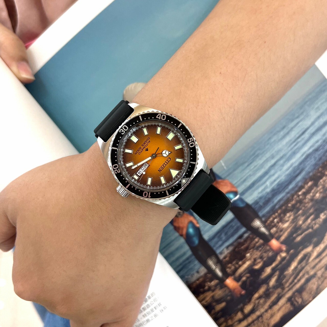 【CITIZEN 星辰】PROMASTER NY012系列潛水機械錶 NY0120-01Z 41mm 現代鐘錶