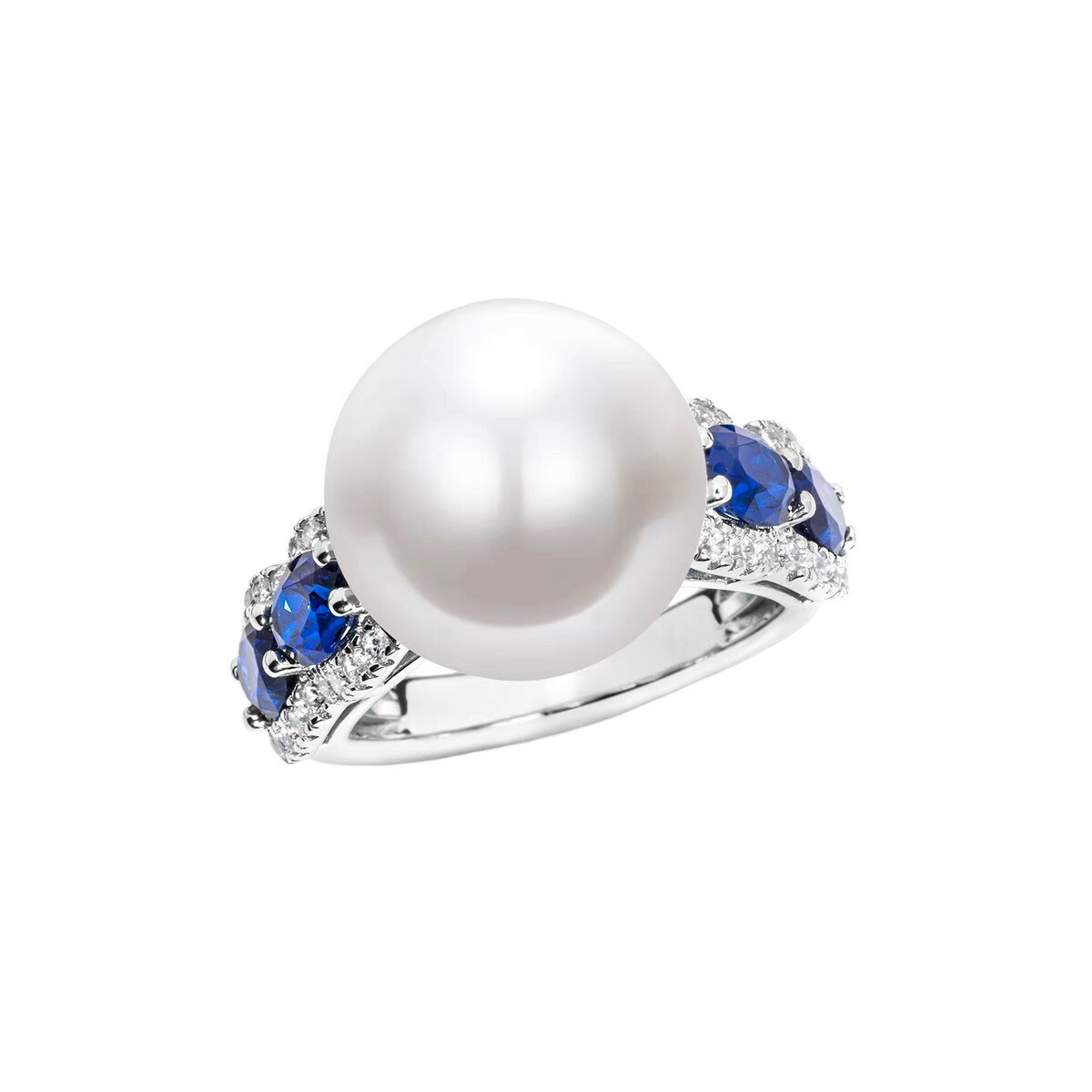 小眾設計食指珍珠戒指 925銀戒指