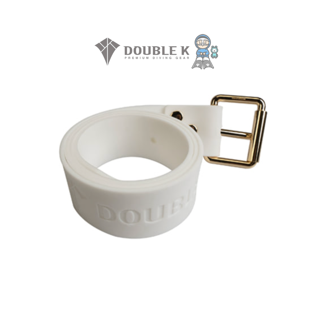 ▲Double K 配重帶 金釦 白色