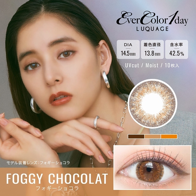EverColor LUQUAGE 1 Day (Foggy Chocolate)(10P)