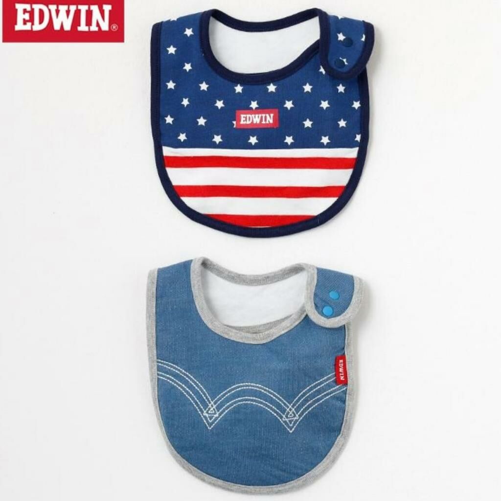 (現貨) 🇯🇵 100%日本直送 Edwin 口水肩set (1set 2pc)