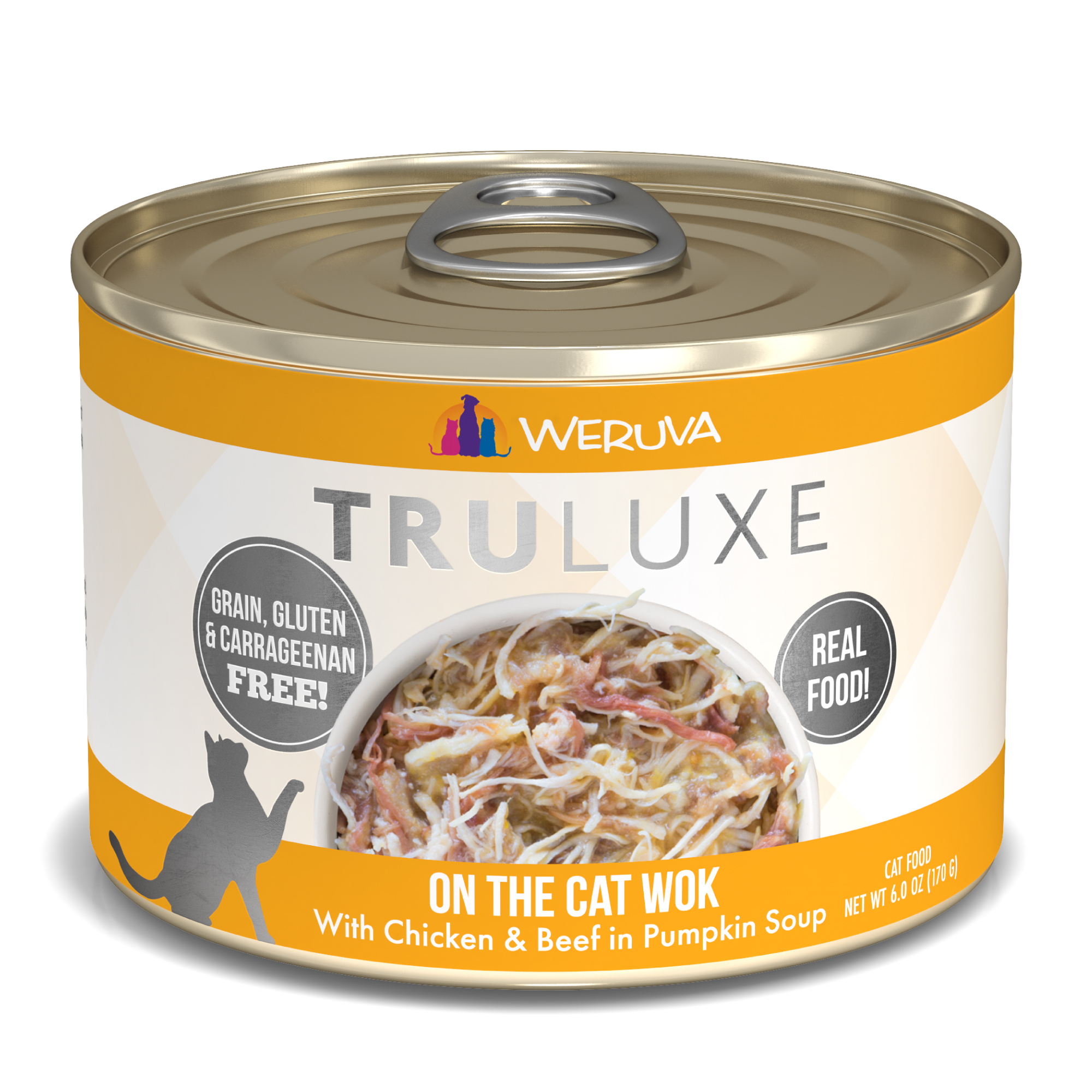 Weruva Truluxe - 澳洲牛肉、無骨去皮雞、南瓜 ON THE CAT WOK 170g