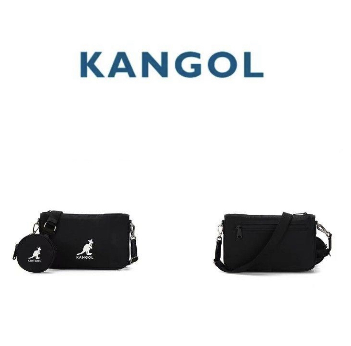 KANGOL Day Nylon Cross Bag 3193 BLACK