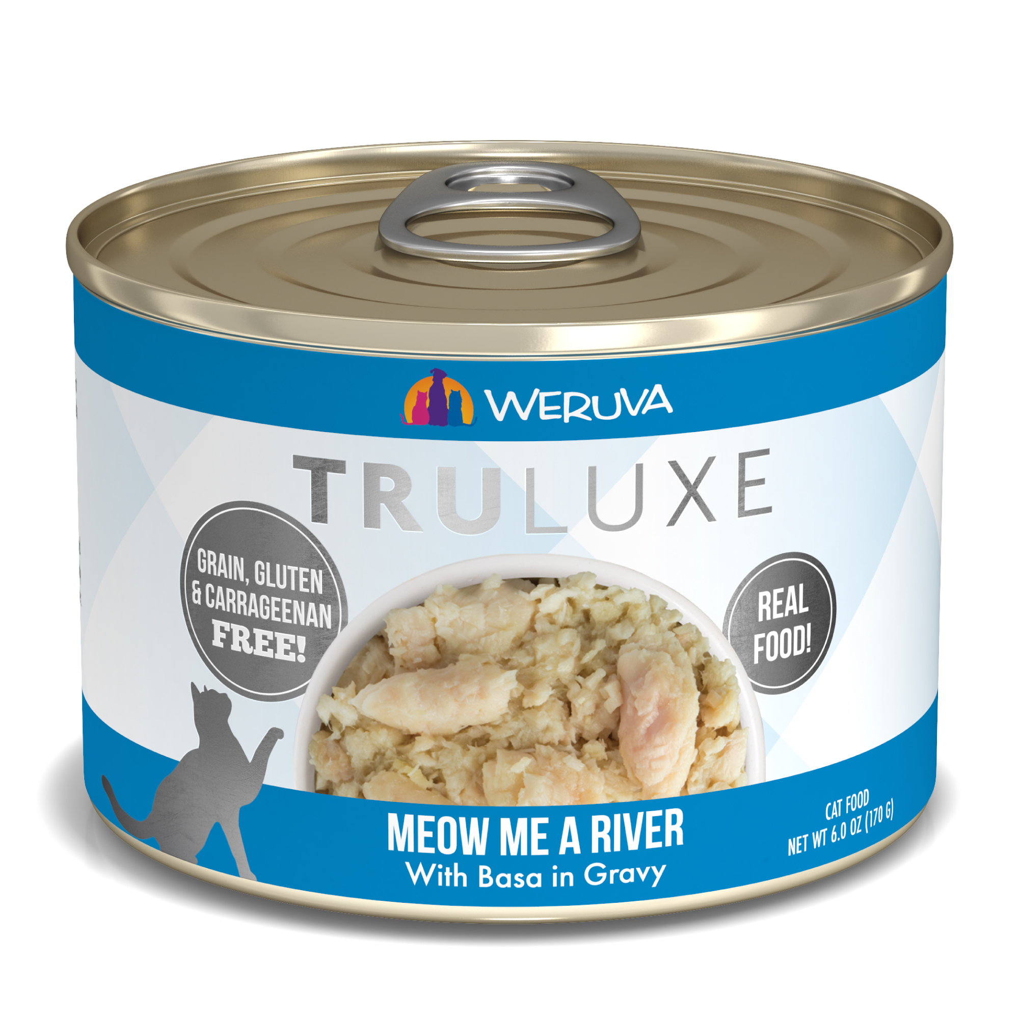 Weruva Truluxe - 澳洲巴沙魚(深藍) MEOW ME A RIVER 170g