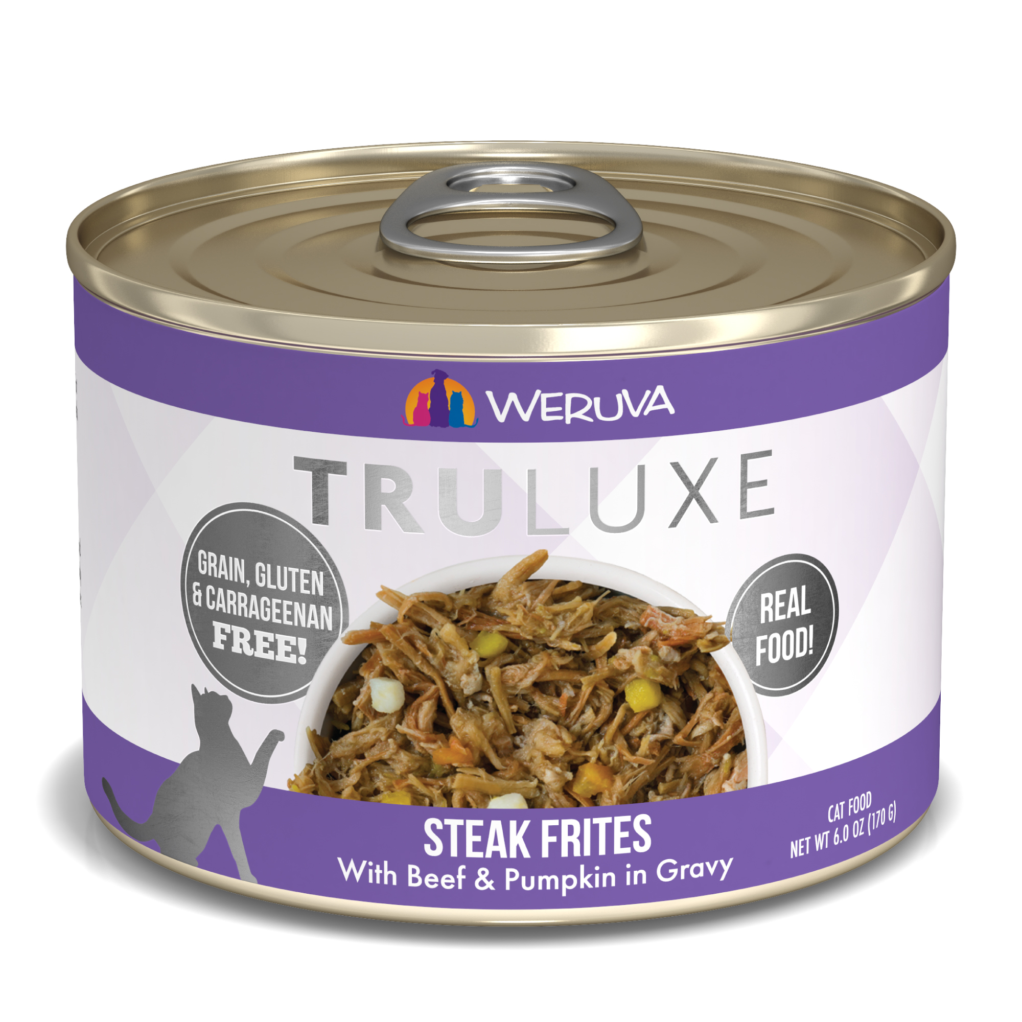 Weruva Truluxe - 澳洲牛肉、南瓜(紫) STEAK FRITES 170g