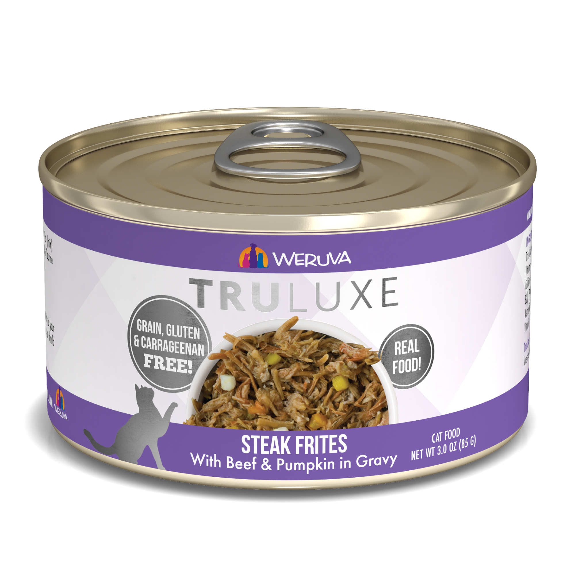 Weruva Truluxe – 澳洲牛肉、南瓜(紫) STEAK FRITES 85g