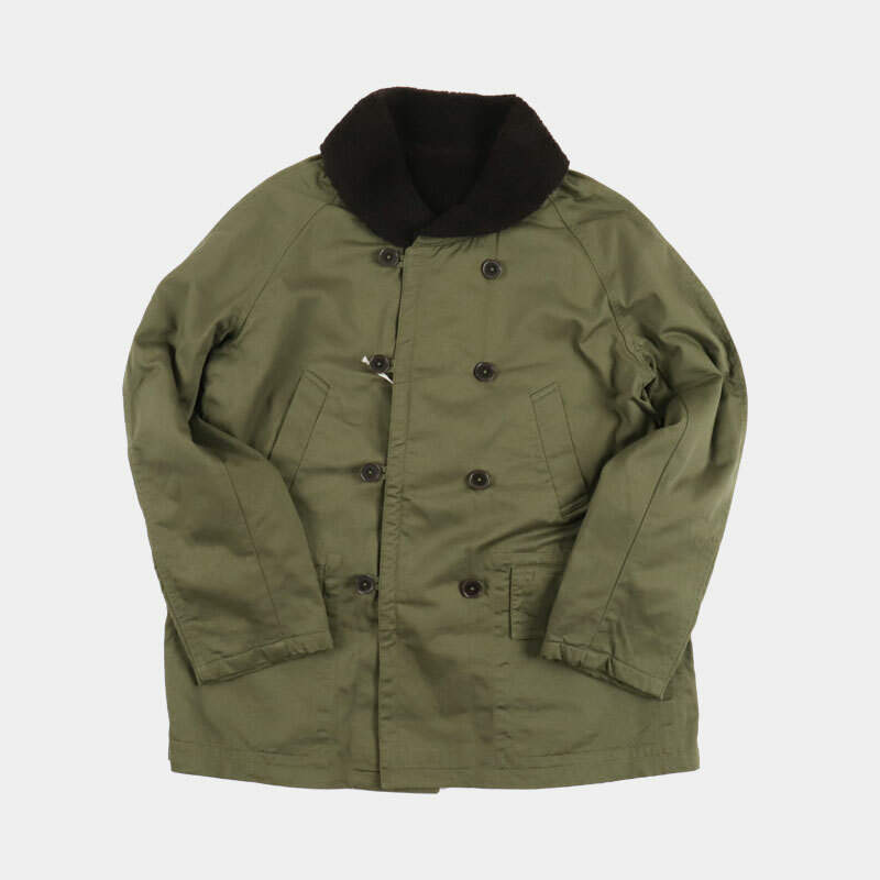 Universal Works Reversible Mackinaw Jacket Light Olive